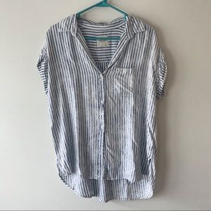 AE button up tee